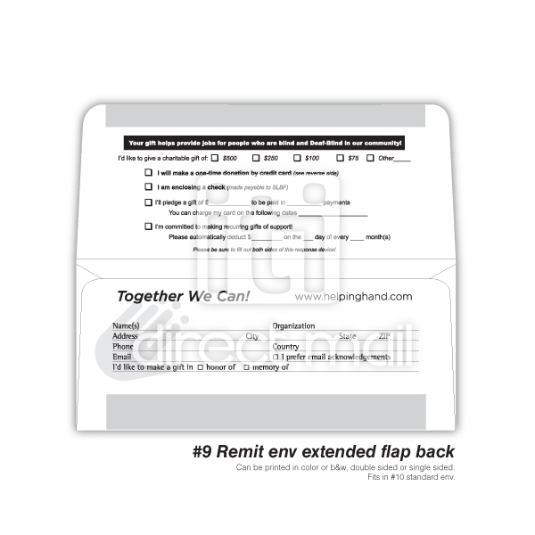 Extended Flap Remittance Envelopes