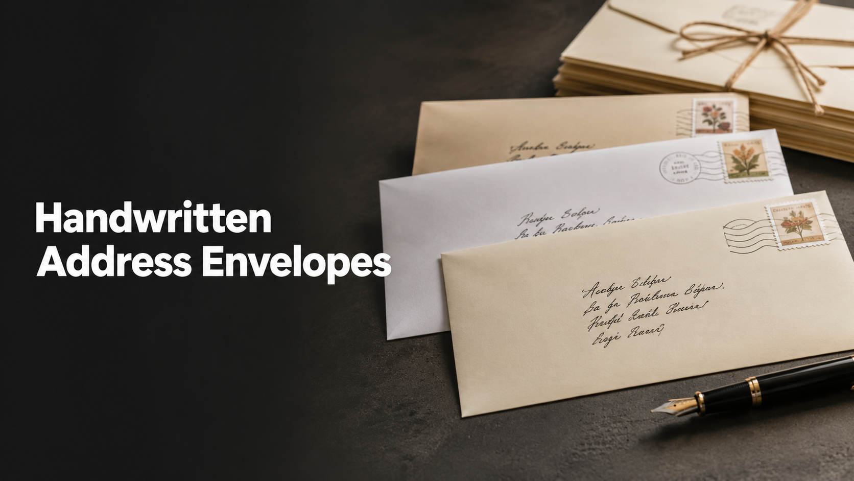 Handwritten Address Envelopes