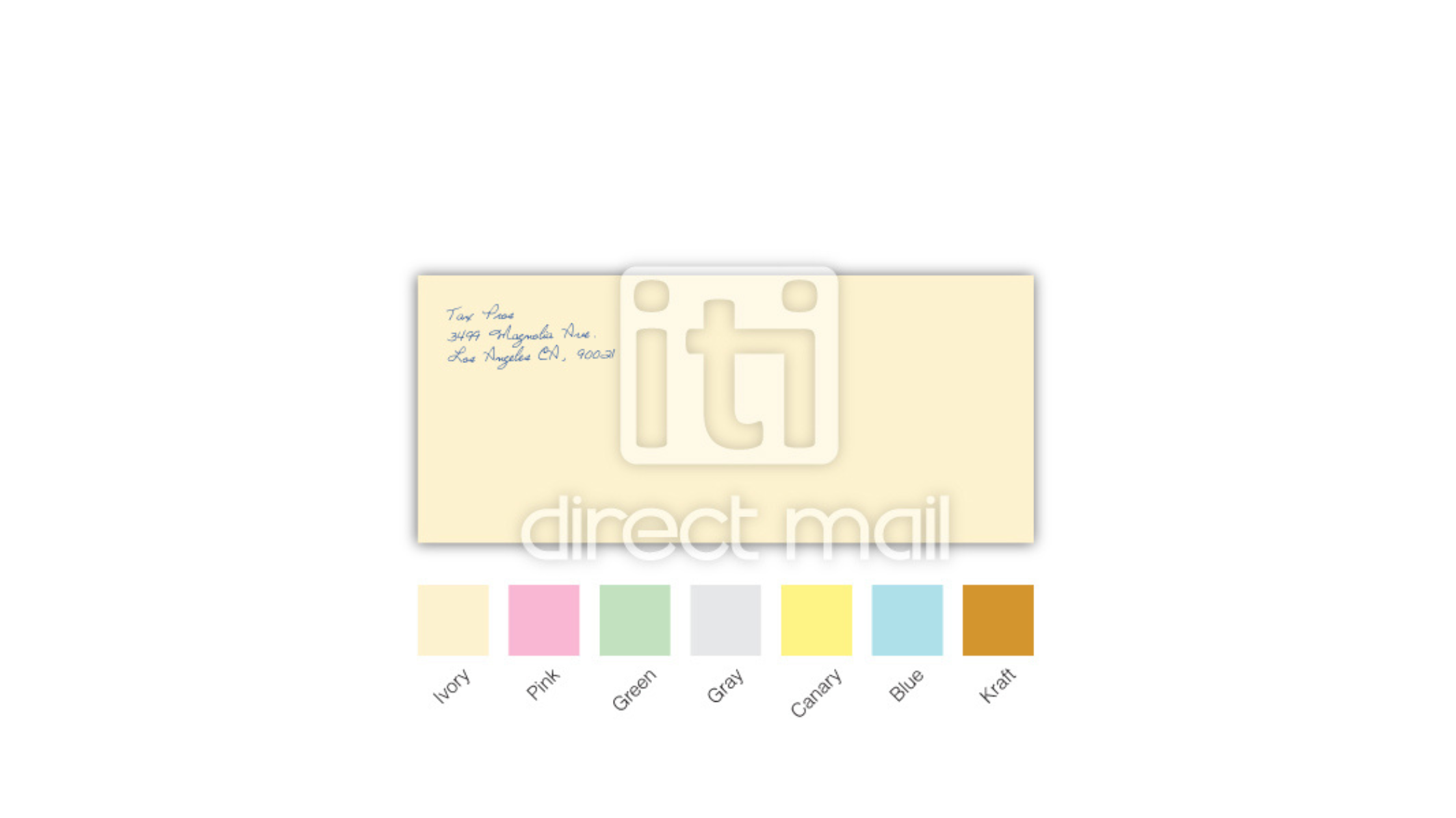 Handwritten-Style Envelope