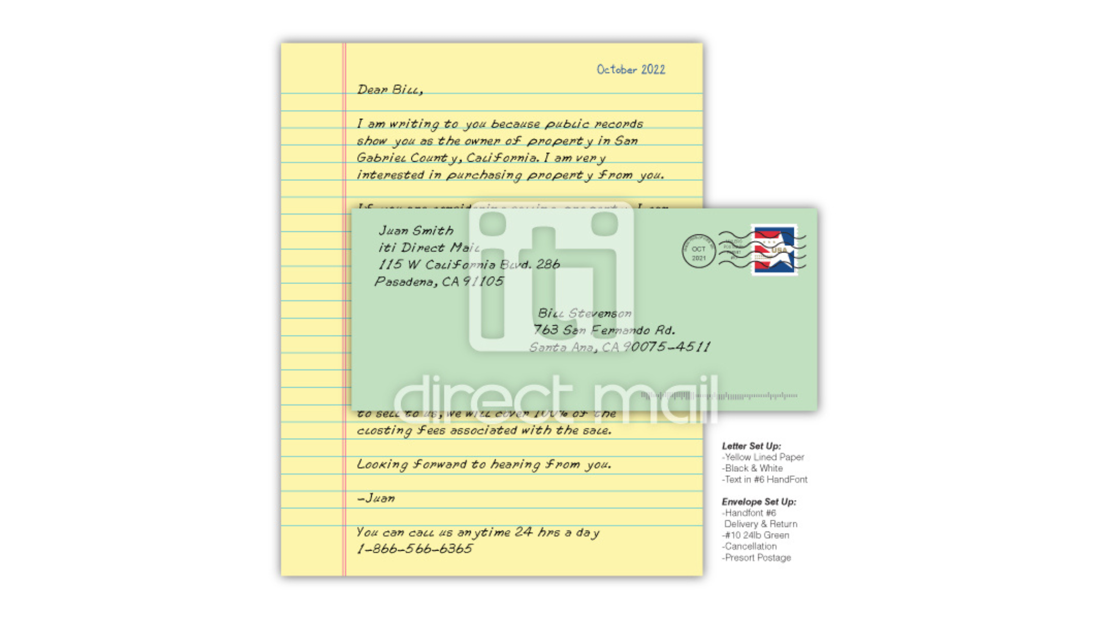 Texas Yellow Letter Mailing Service