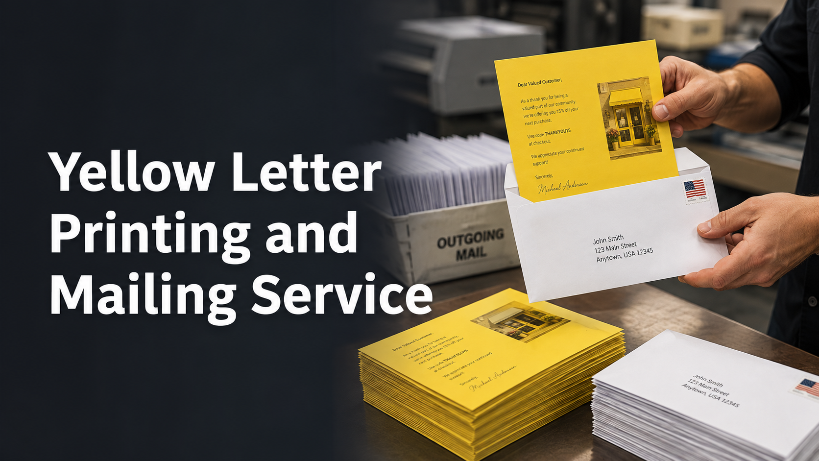 Yellow Letter Printing and Mailing Service