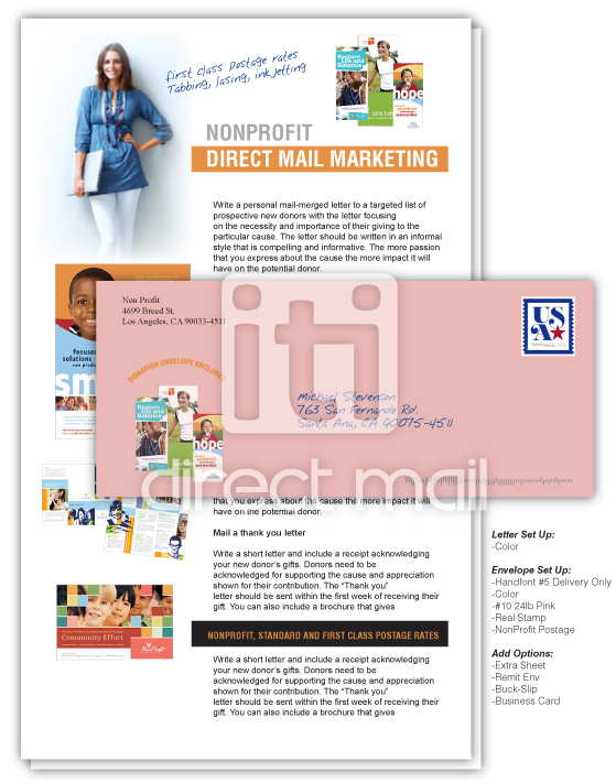 Non-profit direct mail