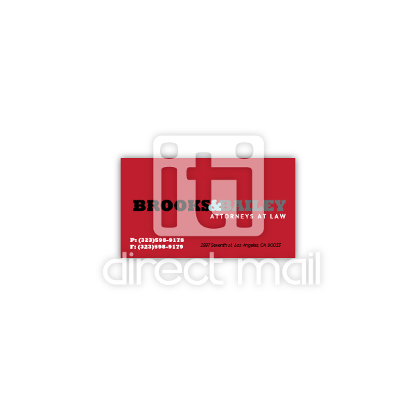 Non-standard size business card