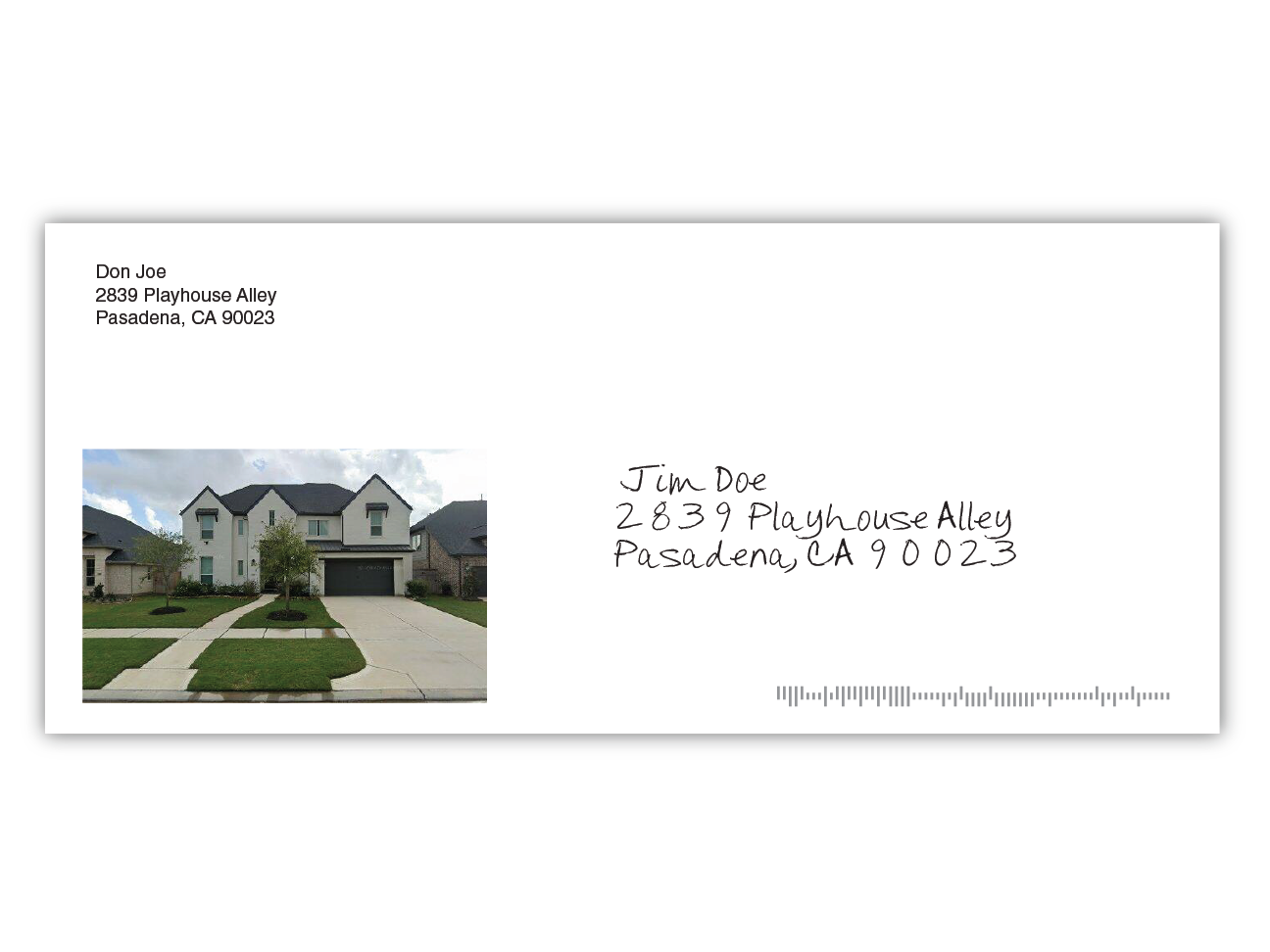 Add Google Street photo to your mailer