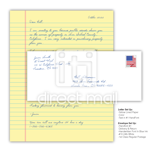 Yellow letters Printing & Mailing